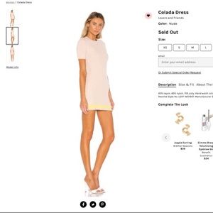 Revolve Lovers + friends colada dress NWOT